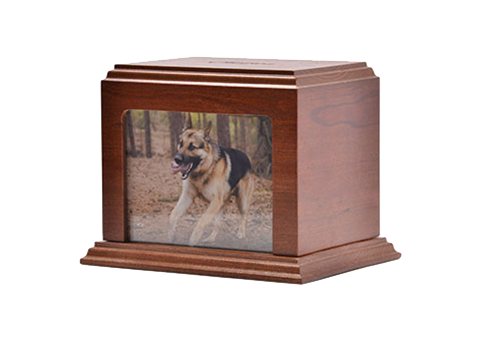 Elegant Photo Urn - Cherry Image